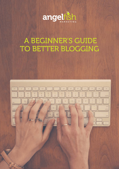 beginners guide to blogging angelfish marketing cover
